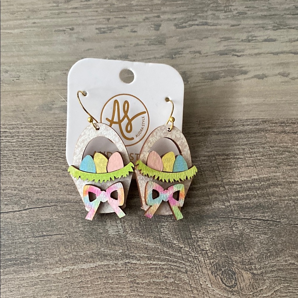 Easter Basket Earrings